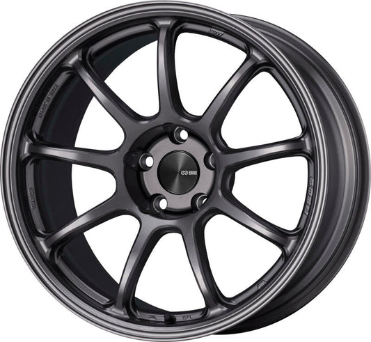 Enkei PF09 18x9.5 5x114.3 27mm Offset 75mm Bore Dark Silver Wheel - awdtuningtx