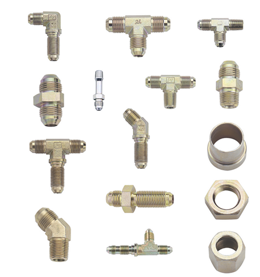 Fragola -4AN x 1/4 NPT Straight Adapter - Steel - awdtuningtx