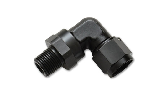 Vibrant -6AN to 3/8in NPT Female Swivel 90 Degree Adapter Fitting - awdtuningtx