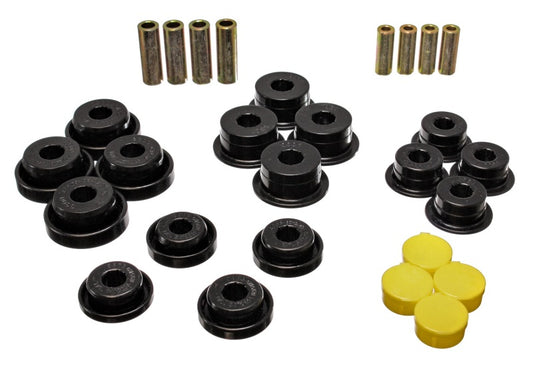 Energy Suspension 97-06 Jeep Wrangler TJ/YJ Black Front Control Arm Bushings (Must reuse OEM Outer S - awdtuningtx