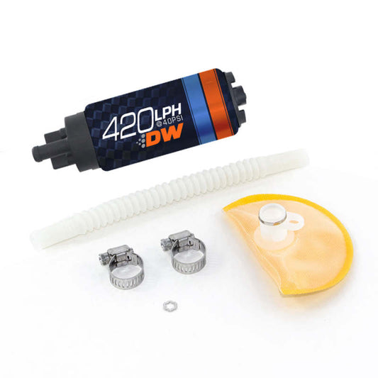 Deatschwerks DW420 Series 420lph In-Tank Fuel Pump w/ Install Kit For Mazda RX-8 04-08 - awdtuningtx