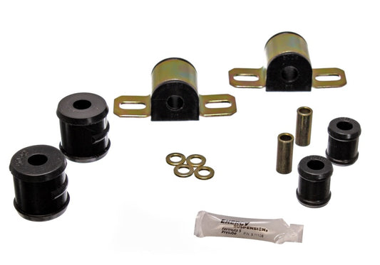 Energy Suspension 67-81 Camaro Black 3/4 inch Bar One Bolt Clamp Style Rear Sway Bar Bushing Set - awdtuningtx