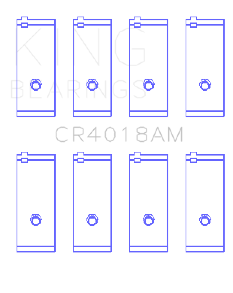 King Toyota 1S/4S/2SELC/3SFE/3SGELC (Size STD) Connecting Rod Bearing Set - awdtuningtx