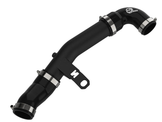 aFe 19-22 Hyundai Veloster N L4 2.0L (t) BladeRunner 2-1/2in Aluminum Hot Charge Pipe - Black - awdtuningtx
