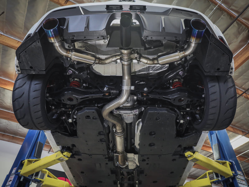 aFe 23-24 Toyota GR Corolla L3 1.6L (t) Gemini XV 3in to 2-1/2in Cat Back Exhaust w/ Polished Tips - awdtuningtx