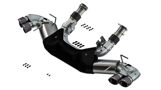 Borla 20-24 Chevy Corvette 6.2L V8 AT w/o NPP 3in S-Type Catback Exhaust - Carbon Fiber Tips - awdtuningtx