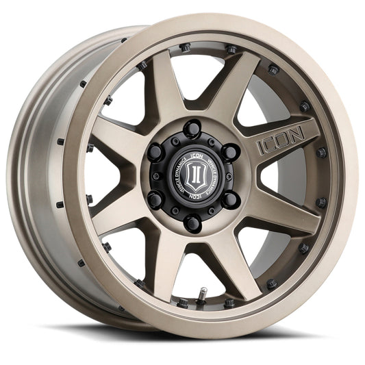 ICON Rebound Pro 17x8.5 5x150 25mm Offset 5.75in BS 110.1mm Bore Bronze Wheel - awdtuningtx