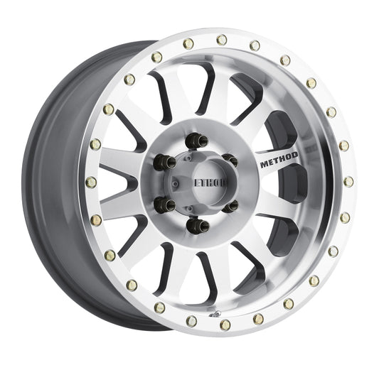Method MR304 Double Standard 20x10 -18mm Offset 6x5.5 108mm CB Machined/Clear Coat Wheel - awdtuningtx