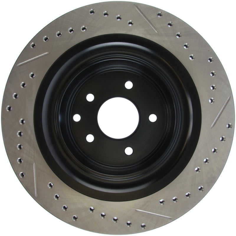 StopTech Infiniti G37 / Nissan 370Z SportStop Slotted & Drilled Rear Right Rotor - awdtuningtx
