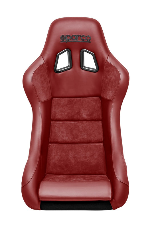 Sparco Seat QRT Performance Leather/Alcantara Red (Must Use Side Mount 600QRT) - awdtuningtx