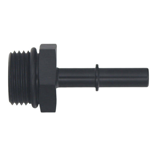 DeatschWerks 10AN ORB Male to 5/16in Male EFI Quick Connect Adapter - Anodized Matte Black - awdtuningtx