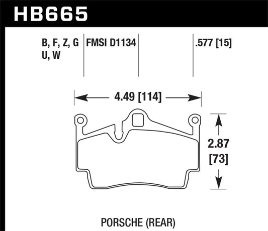 Hawk 05-14 Porsche Boxter/07-14 Cayman DTC-30 Rear Brake Pads - awdtuningtx