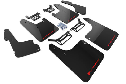 Rally Armor 12-20 Toyota 4Runner Black UR Mud Flap w/ Red Logo - awdtuningtx