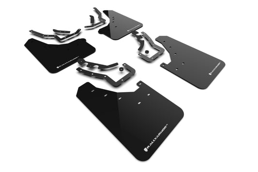 Rally Armor 2024 Toyota Tacoma Black UR Mud Flap w/ White Logo - awdtuningtx