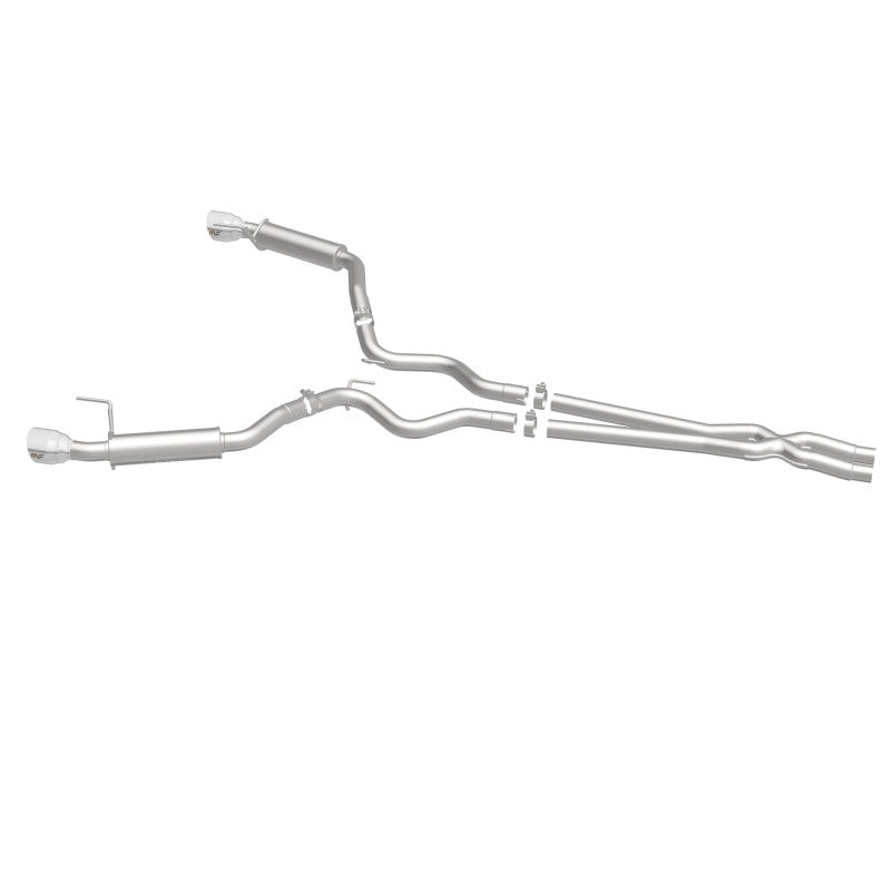 MagnaFlow Cat Back, SS, 2.5in, Competition, Dual Split Polished 4.5in Tips 2015 Ford Mustang V6 3.7L - awdtuningtx