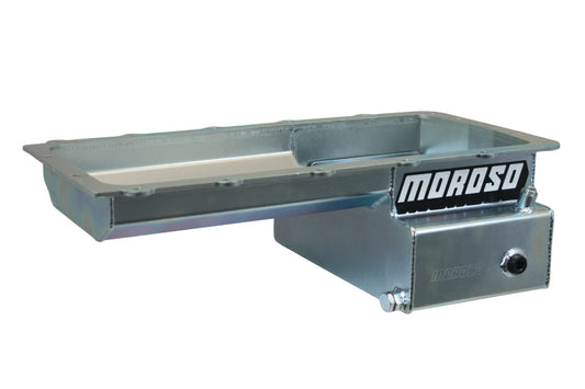 Moroso Ford 5.0 Coyote (w/Front Sump) Road Race Baffled Wet Sump 7qt 6.25in Steel Oil Pan - awdtuningtx