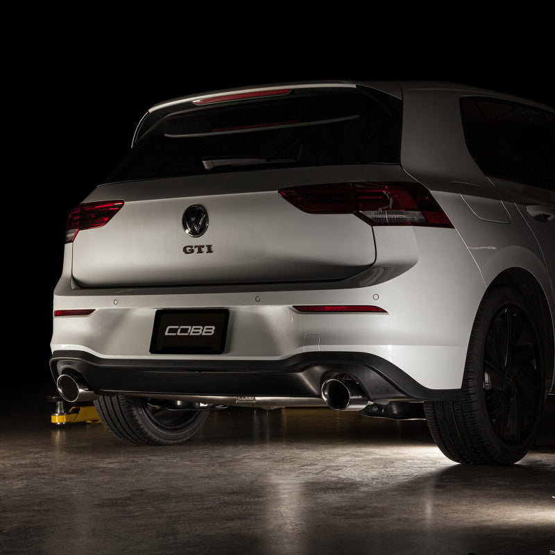 Cobb 22-23 Volkswagen Golf GTI MK8 Stainless Steel Cat-Back Exhaust - awdtuningtx