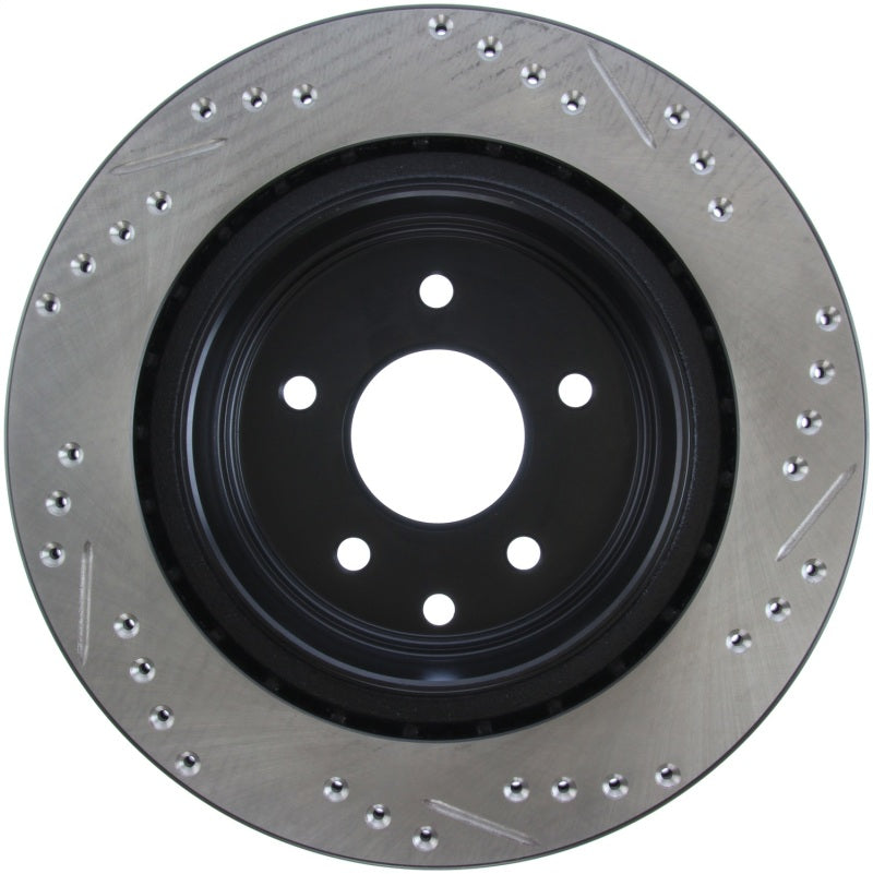 StopTech 06-07 350Z / 05-07 G35 / 06-07 G35X SportStop Slotted & Drilled Rear Right Rotor - awdtuningtx