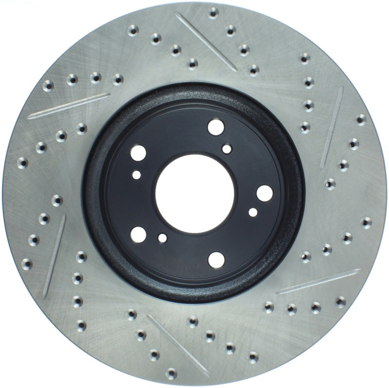 StopTech Slotted & Drilled Sport Brake Rotor Front Right 13 Honda Accord Sport - awdtuningtx