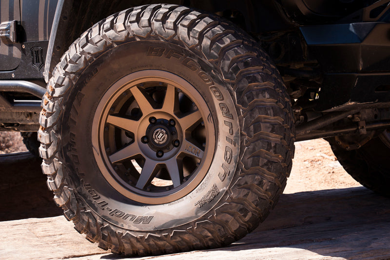 ICON Rebound Pro 17x8.5 5x150 25mm Offset 5.75in BS 110.1mm Bore Bronze Wheel - awdtuningtx