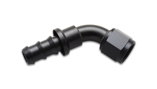 Vibrant Push-On 60 Degree Hose End Elbow FittingSize -10AN - awdtuningtx