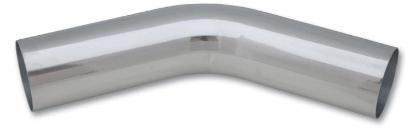Vibrant 3.25in O.D. Universal Aluminum Tubing (45 Degree) 3.25in CLR 5in Leg Length - awdtuningtx