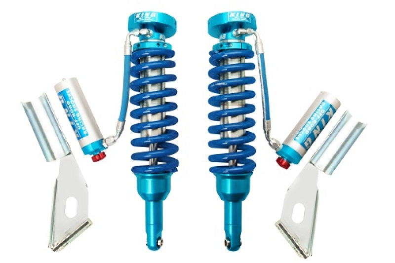 King Shocks 2016+ Toyota Hilux Front 2.5 Dia Remote Reservoir Coilover w/Adjuster (Pair) - awdtuningtx