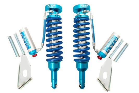 King Shocks 2016+ Toyota Hilux Front 2.5 Dia Remote Reservoir Coilover w/Adjuster (Pair) - awdtuningtx