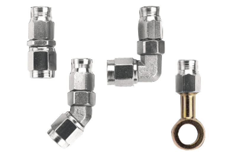 Fragola -6AN Race-Rite Crimp-On Hose End Straight - awdtuningtx