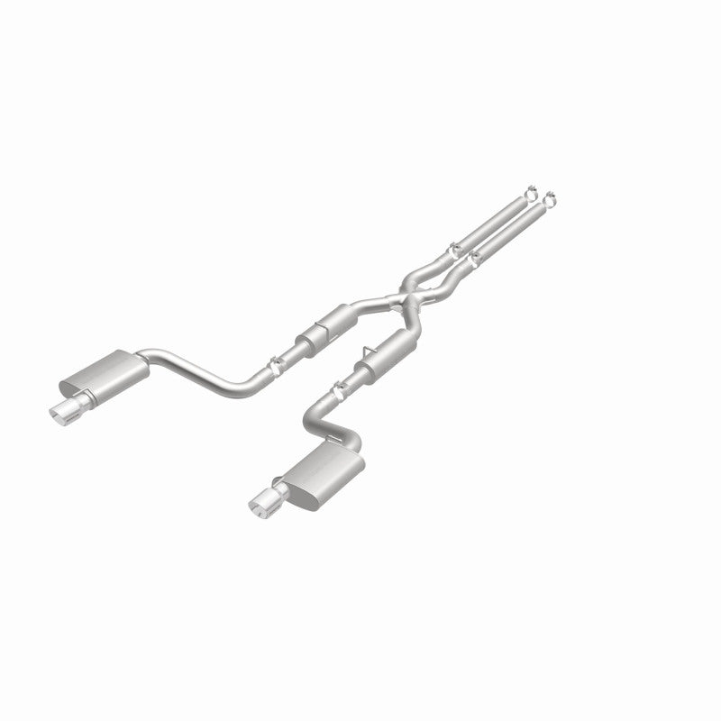 MagnaFlow 11-12 Dodge Charger SRT-8 Hemi Dual Split Rear Exit Stainless Cat-Back Performance Exhaust - awdtuningtx