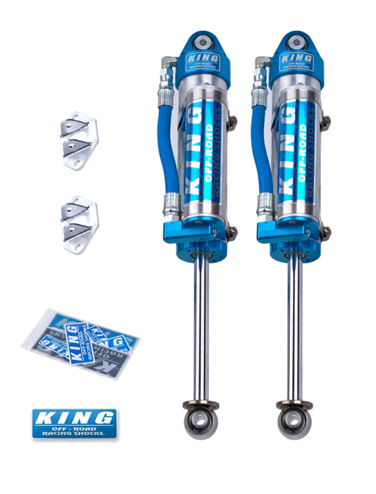 King Shocks 96-04 Toyota Tacoma (6 Lug) Rear 2.5 Dia Piggy Hose Reservoir Shock (Pair) - awdtuningtx