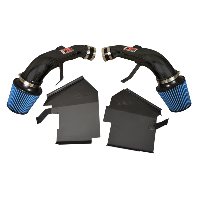 Injen 14 Infiniti Q50 3.7L V6 Black Dual Short Ram Intake w/ MR Techn and Heat Shields - awdtuningtx