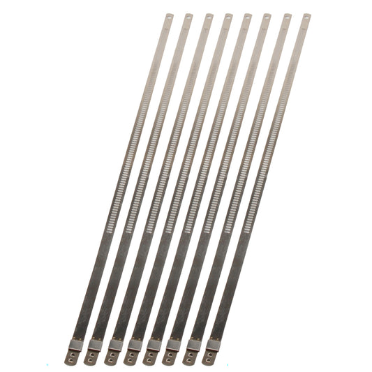 DEI Stainless Steel Positive Locking Tie 1/4in (7mm) x 9in - 8 per pack - awdtuningtx