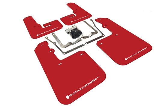 Rally Armor 15-18 VW Jetta Red UR Mud Flap w/ White Logo - awdtuningtx