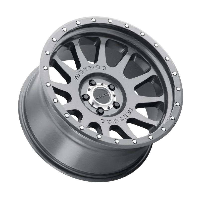 Method MR605 NV 20x10 -24mm Offset 5x5.5 108mm CB Gloss Titanium Wheel - awdtuningtx