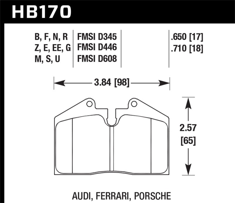 Hawk HP+ Street Brake Pads - awdtuningtx