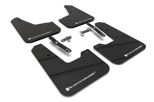 Rally Armor 2023 Kia Niro SG2 Black UR Mud Flap White Logo - awdtuningtx