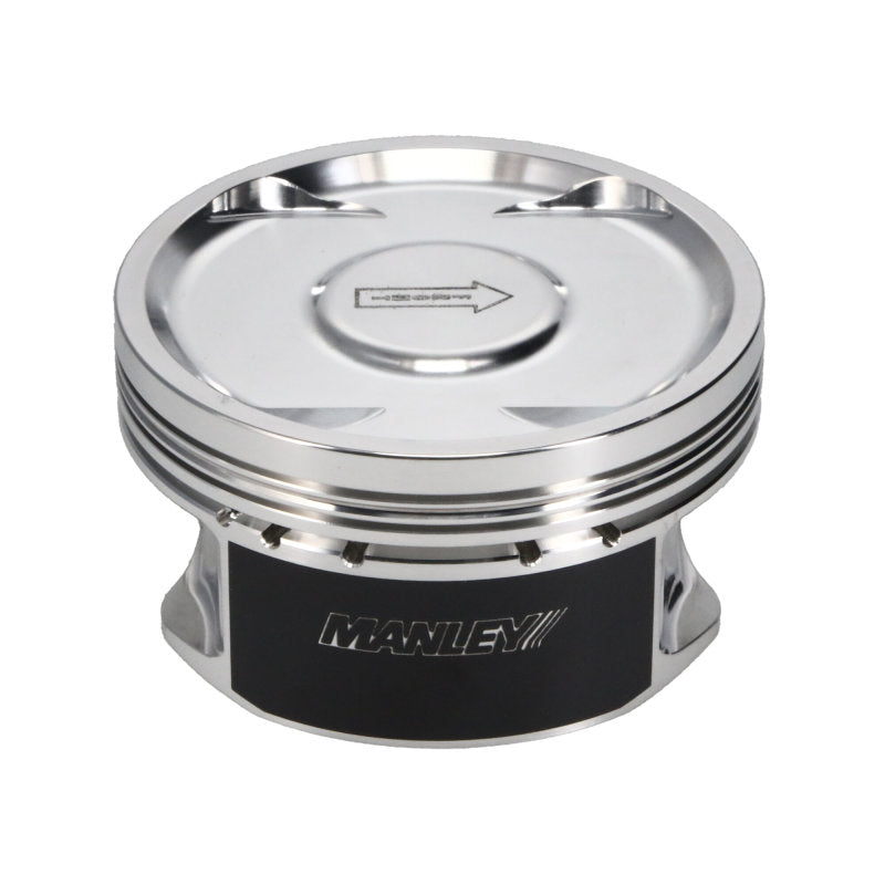 Manley Subaru EJ257 100.25mm Bore +.75mm Over Size Bore 8.5:1 CR Dish Piston Set with Rings - awdtuningtx