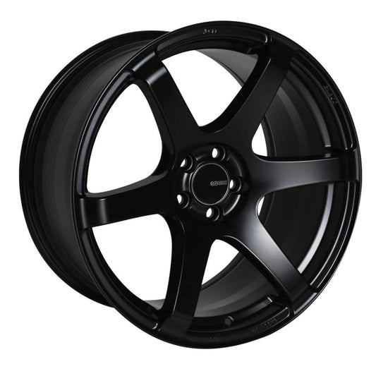 Enkei T6S 18x8.5 50mm Offset 5x114.3 Bolt Pattern 72.6 Bore Matte Black Wheel - awdtuningtx