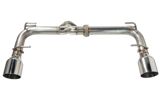 Remark 2022+ Subaru BRZ/Toyota GR86 Axle Back Exhaust w/Stainless Steel Single Wall Tip - awdtuningtx