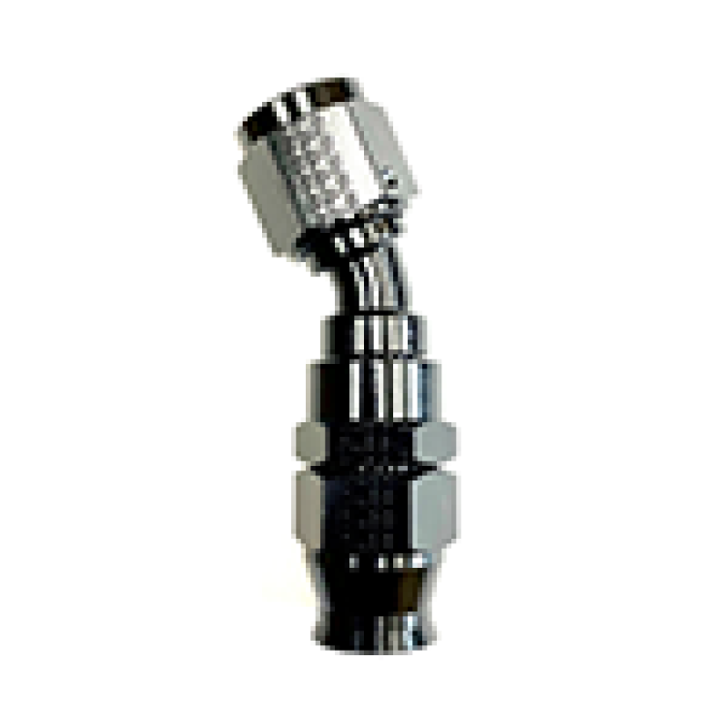 Fragola -6AN Real Street 30 Degree Hose End Black For PTFE Hose - awdtuningtx