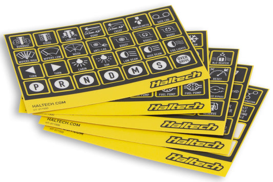 Haltech CAN Keypad Label Set - awdtuningtx