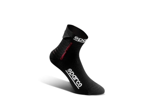 Sparco Socks Hyperspeed 44-45 Black - awdtuningtx