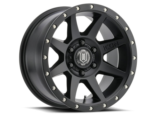 ICON Rebound Pro 17x8.5 6x135 6mm Offset 5in BS 87.1mm Bore Satin Black Wheel - awdtuningtx