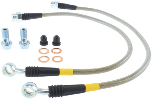 StopTech 97-04 Chevrolet Corvette Stainless Steel Rear Brake Line Kit - awdtuningtx