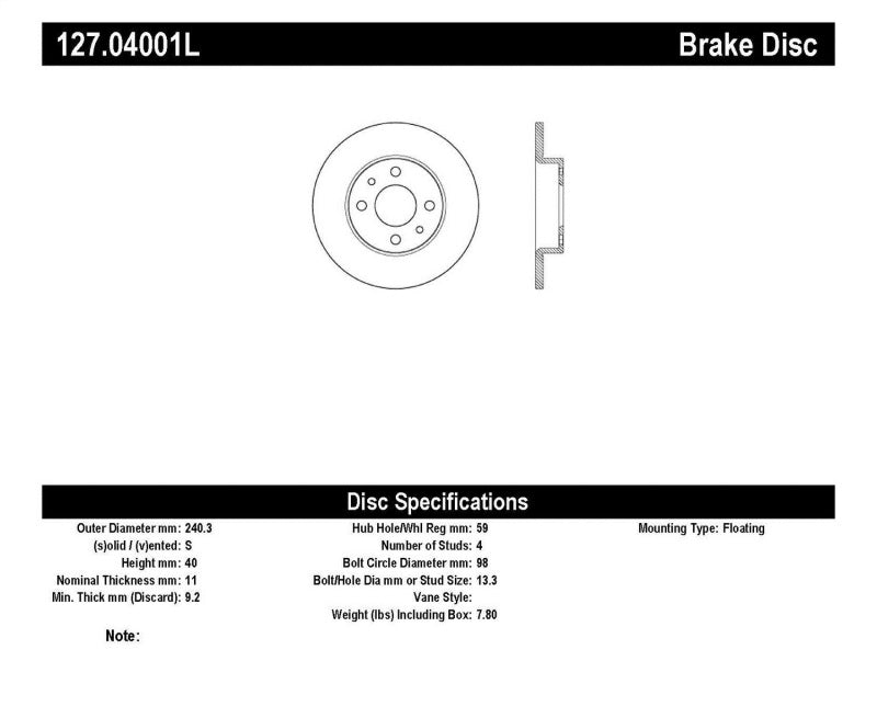 StopTech Slotted & Drilled Sport Brake Rotor - awdtuningtx
