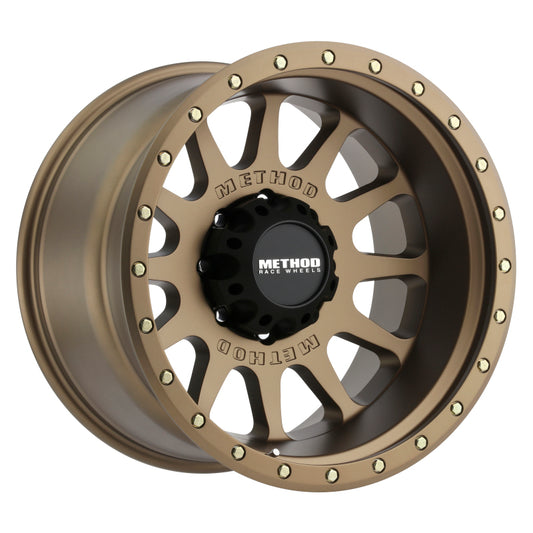 Method MR605 NV 20x12 -52mm Offset 8x6.5 121.3mm CB Method Bronze Wheel - awdtuningtx