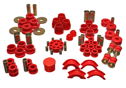 Energy Suspension 70-70 Nissan 240Z Red Hyper-Flex Master Bushing Set - awdtuningtx