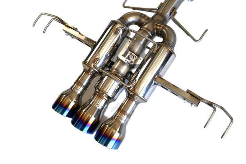 Invidia 22+ HONDA CIVIC TYPE-R FL5 R400 SINGLE LAYER TI TIP FULL CAT-BACK (NON POLISH PIPE) - awdtuningtx