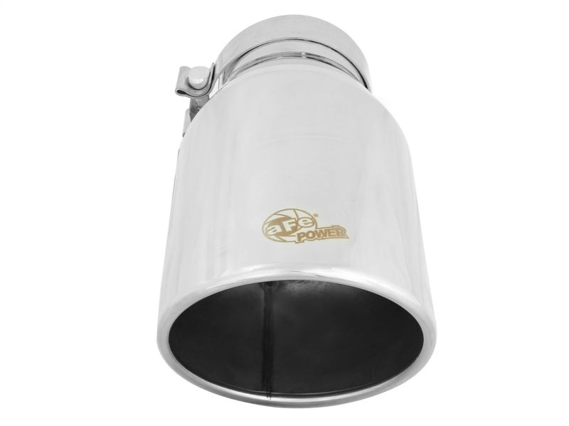 aFe Diesel Exhaust Tip Bolt On Polished 4in Inlet x 6in Outlet x 12in Length - awdtuningtx